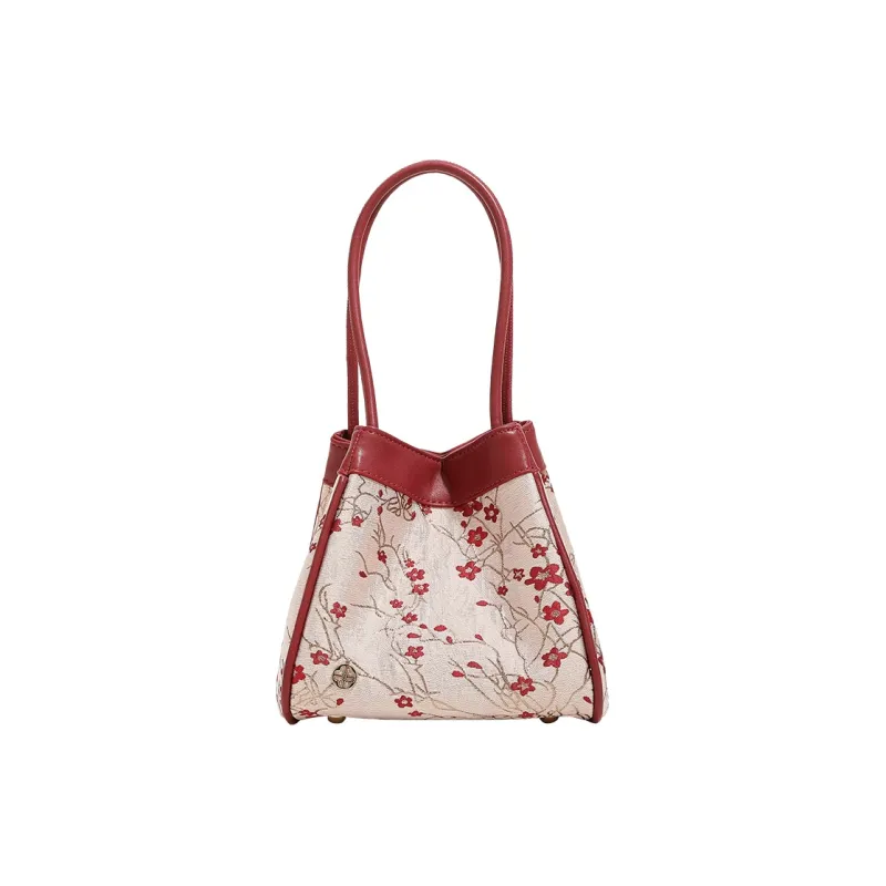H YXIANG Microfiber Synthetic Leather Handbag Regular Women's Burgundy-0