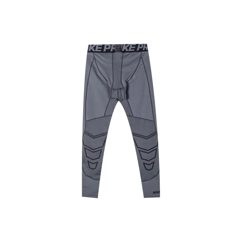 Nike Swoosh Knitted Sports Pants Men's Gray-1