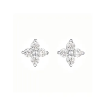AIDO STUDIO S999 Fine Silver Stud Earrings Women's