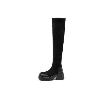 LXVB Over the knee Boots Women's Black