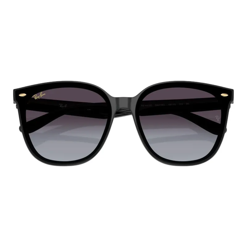 RayBan Injection Molded Square Sunglasses Unisex Black-4