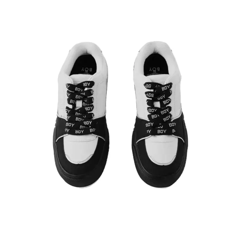 Boy London Low Top Skateboard Shoes Unisex White-5
