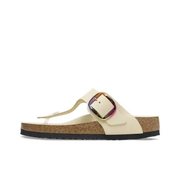Birkenstock Gizeh Big Buckle EVA Abrasion-Resistant Flip Flops Women's Apricot Narrow Fit