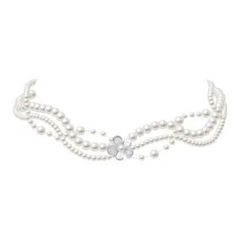 ZEGL Artificial Pearl Necklaces Women's