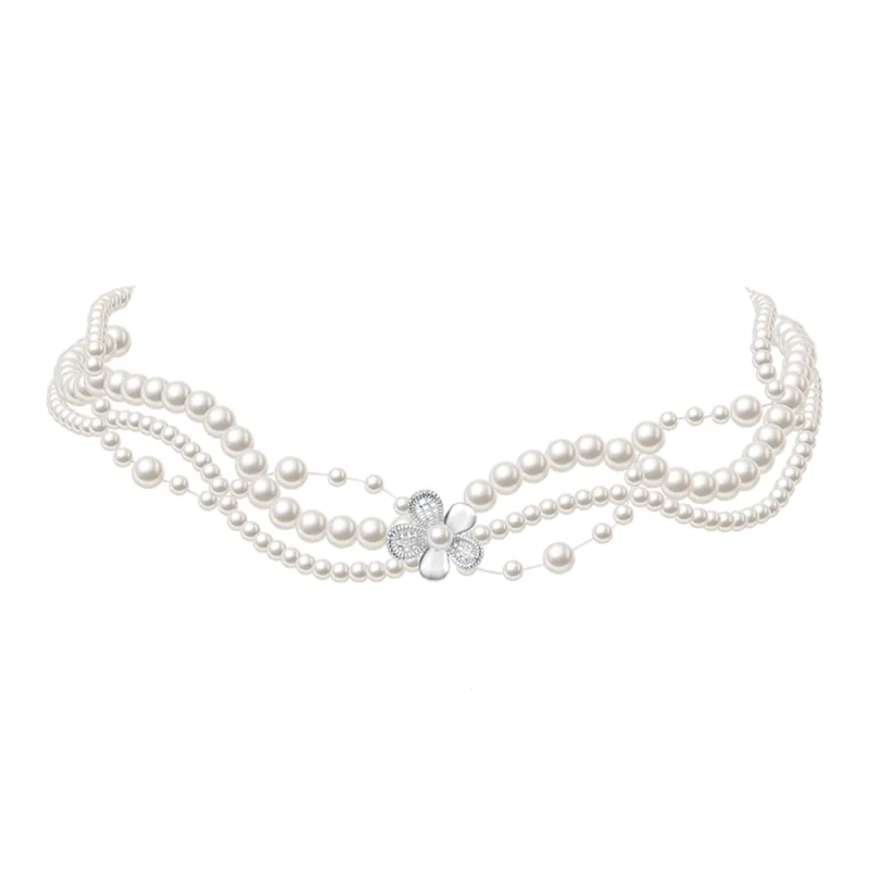 ZEGL Artificial Pearl Necklaces Women's-0