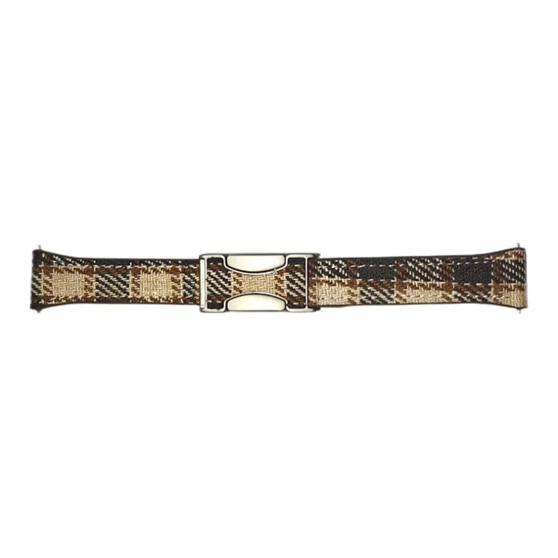 ZHENGGUANG Watch Band Huawei Compatibility Plaid Woolen Material-4