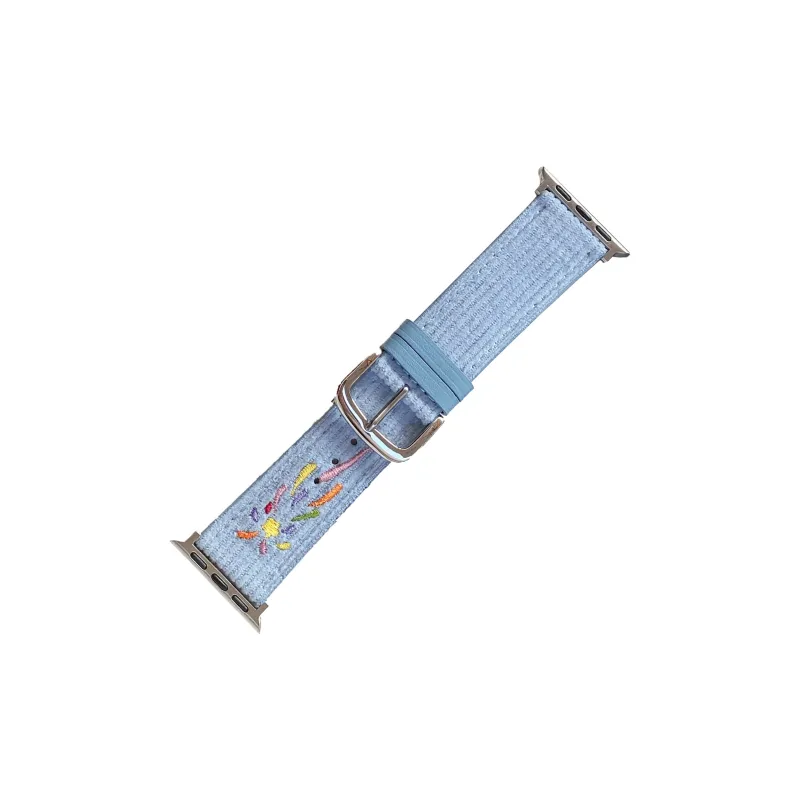 NCFCK Watch Band Apple Compatibility Corduroy Material-7