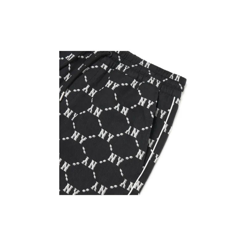 MLB Base Logo Casual Shorts Unisex Black-3