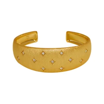 Bi disc Open Bracelet Bangles Unisex
