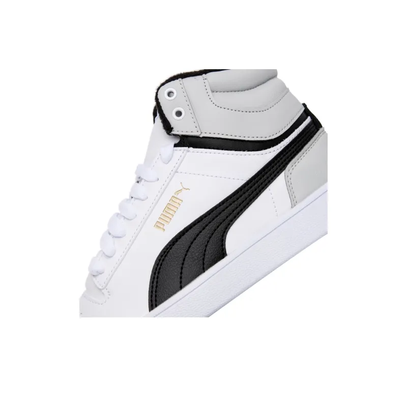 PUMA Shuffle Mid Wtr 'White Black'-6