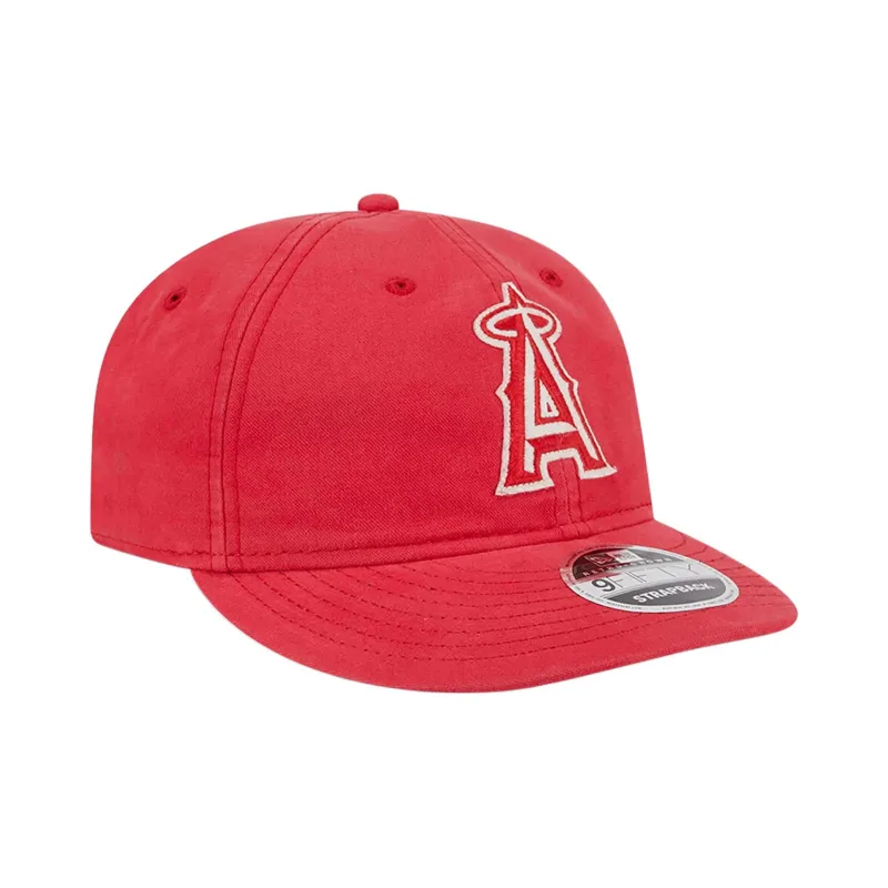 New Era 100% Cotton, Canvas Felt Baseball Caps Unisex Red-2