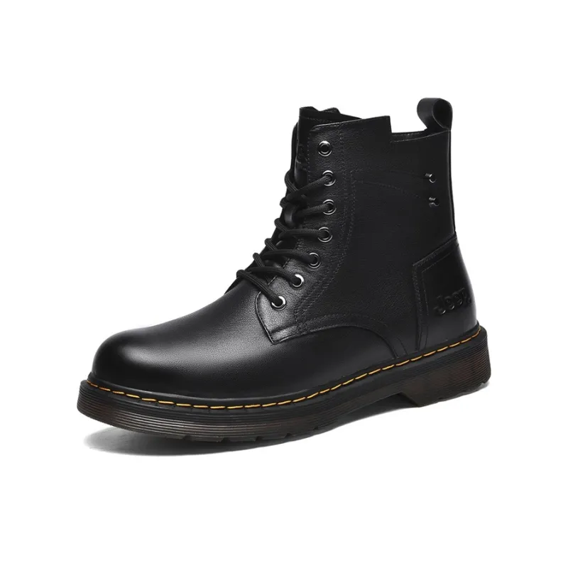 Jeep Short Martin Boot Men's Black-9