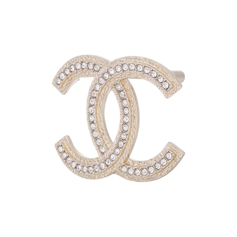 CHANEL Metal & Strass Brooch-1