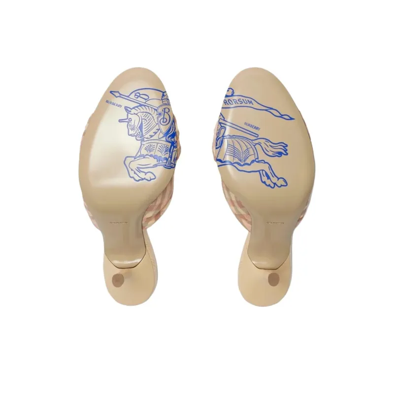 Burberry Slide Slippers Women's Sand-4