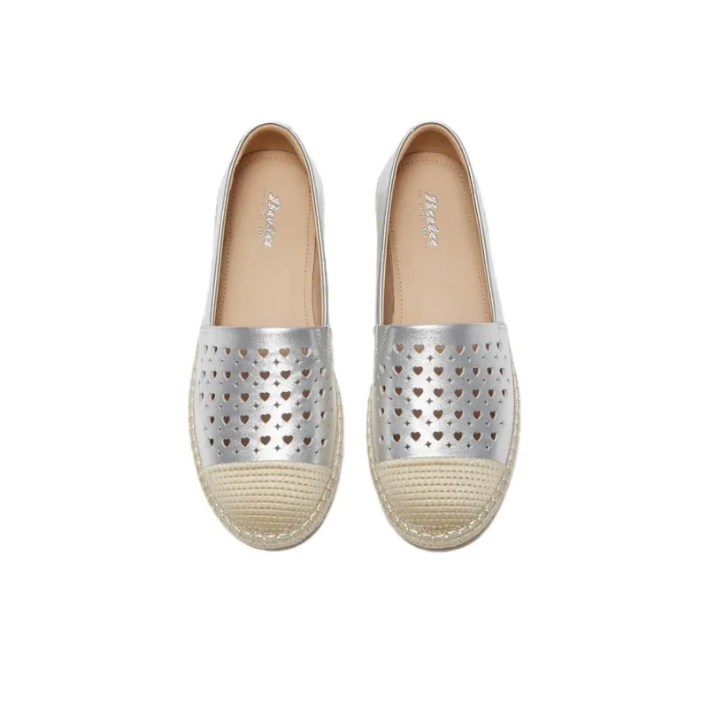 BATA Espadrilles Women's Ecru/Silver-7