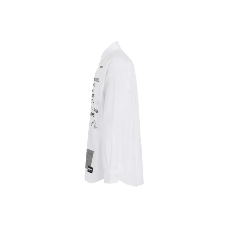 Yohji Yamamoto X Neighborhood Printed Buttoned Shirt-2