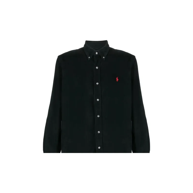 Polo Ralph Lauren Logo Embroidered Corduroy Shirt-3