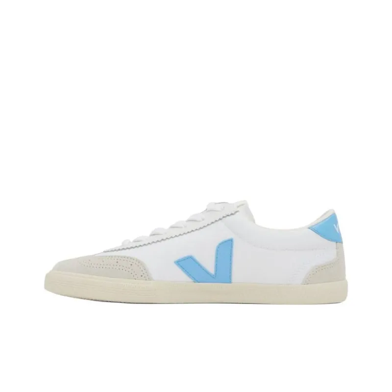 VEJA Low Top Skateboard Shoes Men's White Blue-0