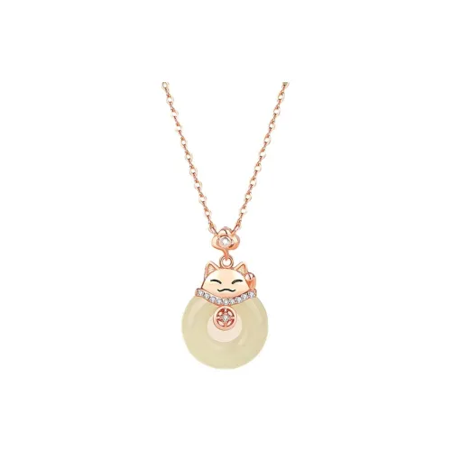 Royal Heaven's Choice Hetian Jade Pale Greenish White Jade Unisex