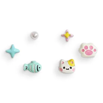 WANLIACC Alloy Stud Earrings Set Women's