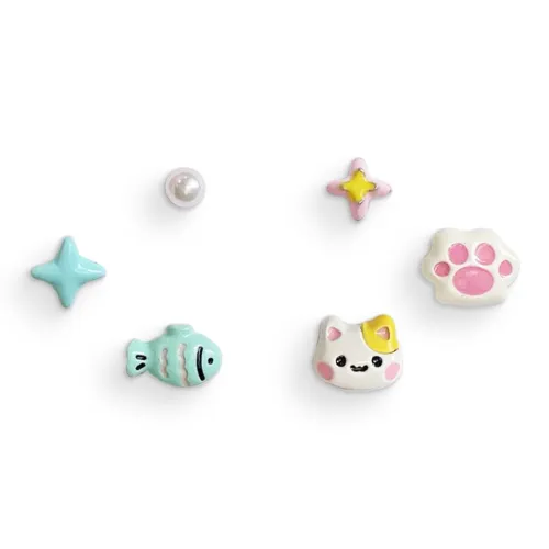 WANLIACC Alloy Stud Earrings Set Women's
