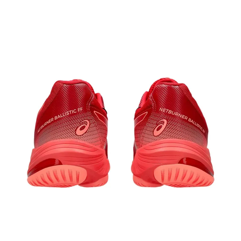 Asics Netburner Ballistic Ff 3 Speed Red Sun Coral-5
