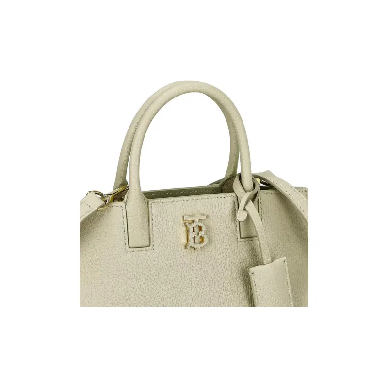 Burberry Cow Leather Tote Bag, Shopping Bag, Shoulder Bag, Crossbody Bag, Handbag Mini Women's Green-3