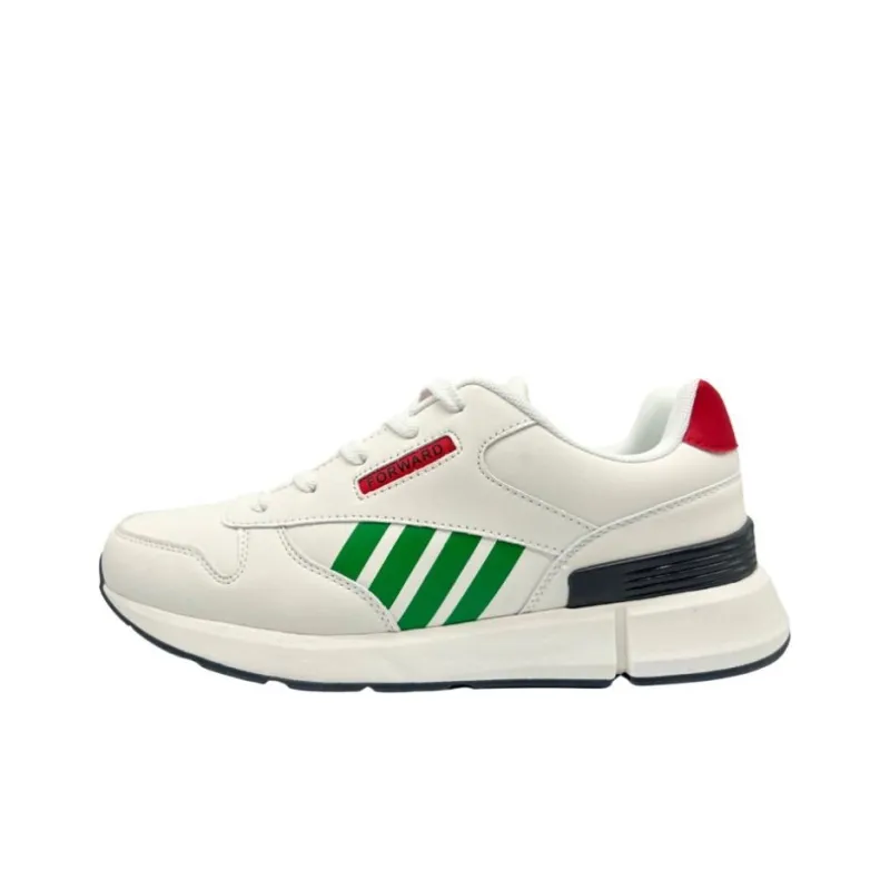 QIANJIN Lightweight Low Top Casual Shoes Men's Green-0