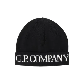 C.P.Company Intarsia knit Logo Beanie