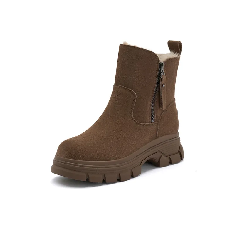JOSINY JOSINY Warm Height Increasing Wear Resistant Short Snow Boots Women's-1