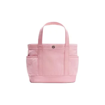 Lululemon Cotton Tote Bag, Shopping Bag, Handbag Mini Women's Pink