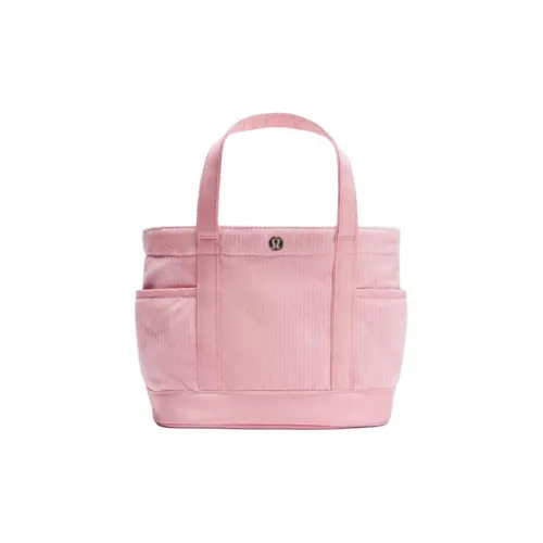 Lululemon Cotton Tote Bag, Shopping Bag, Handbag Mini Women's Pink
