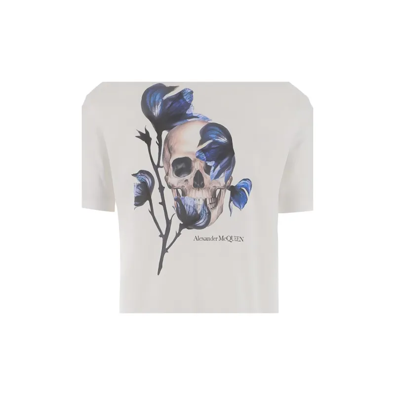Alexander McQueen T Shirts Women's White-5