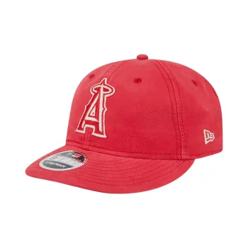 New Era 100% Cotton, Canvas Felt Baseball Caps Unisex Red