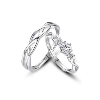 LuluCanaan 999 Fine Silver Rings Unisex