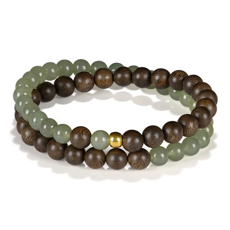 FANGYUANXIAOFU Fragrance Enhancer, Agarwood Bracelets Women's-1