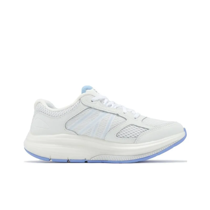 Skechers Go Walk Workout Walker Anti-Slip Wear-Resistant Low-Top Casual Running Shoes Women's White Blue-1