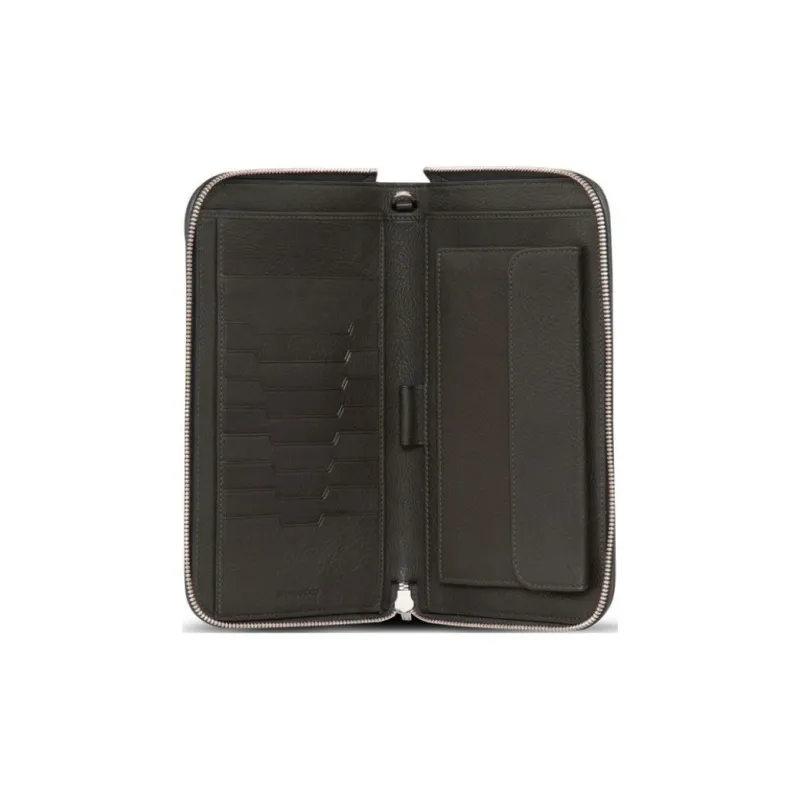 STEFANO RICCI Calfskin Wallet Men's Gray-3