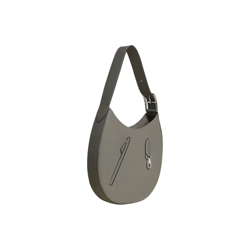 HERMES Arcon Togo Leather With Swift Calfskin Handbag, Shoulder Bag Women's Rain Cloud Gray-1
