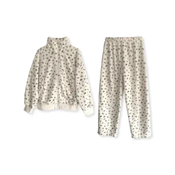 XIAFENYAN Pajama Set Women's Apricot