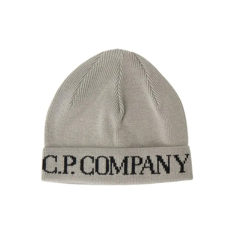 C.P.Company Wool Beanies Kids' Gray-0