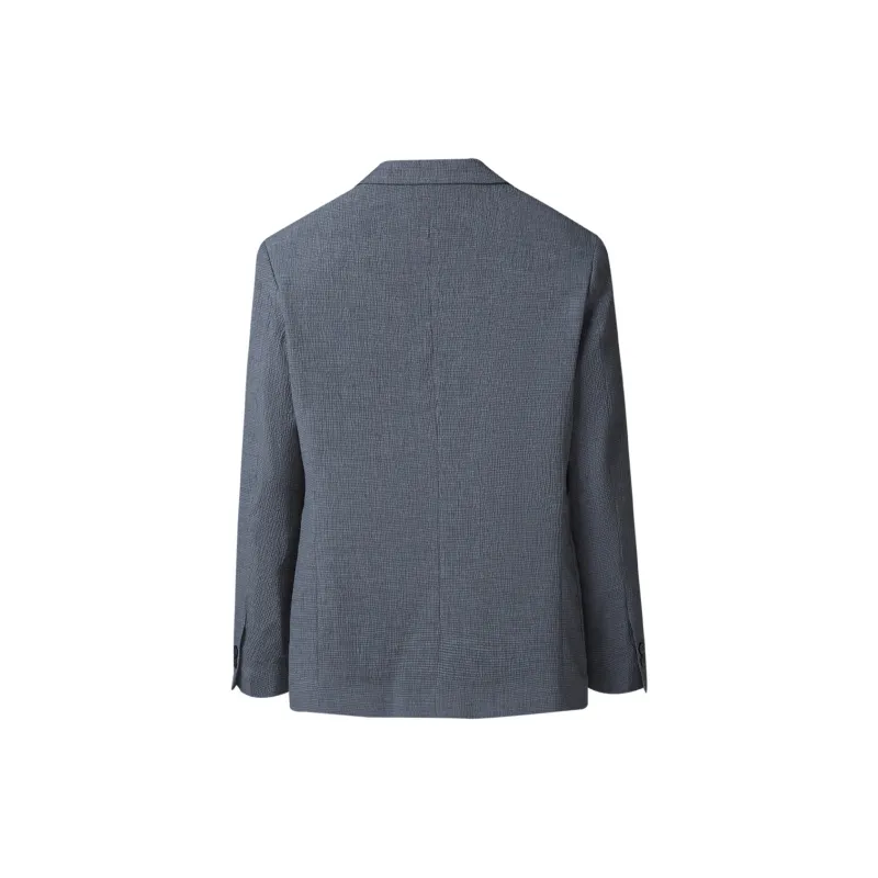 HLA Business Suits Men Light Gray Pattern 43-1