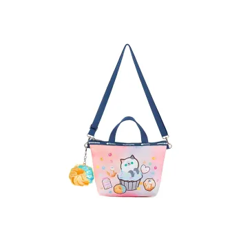 Skechers LeSportsac Collaboration Fabric Handbag Regular Women's Sweetheart Cat Puffy House