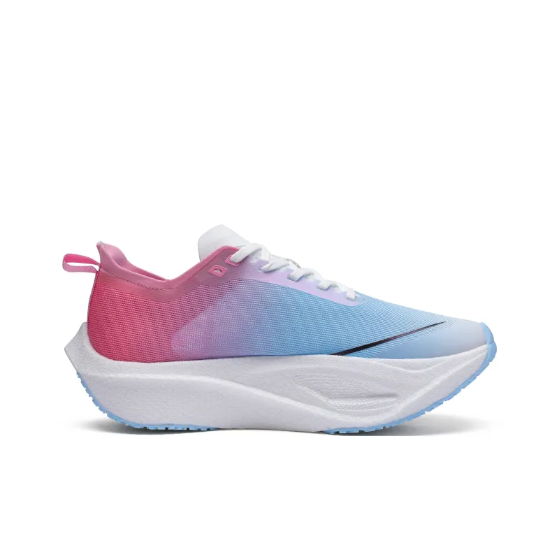 LPMX Cushioning Anti-Slip And Wear-Resistant Low-Top Marathon Running Shoes Men's Pink Green Mismatched-2