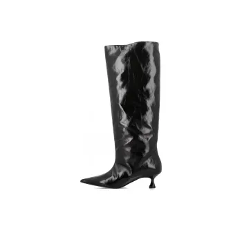 GANNI 45mm Knee high Mid heel Boots Women's