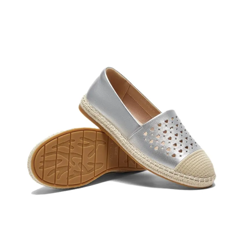 BATA Espadrilles Women's Ecru/Silver-9