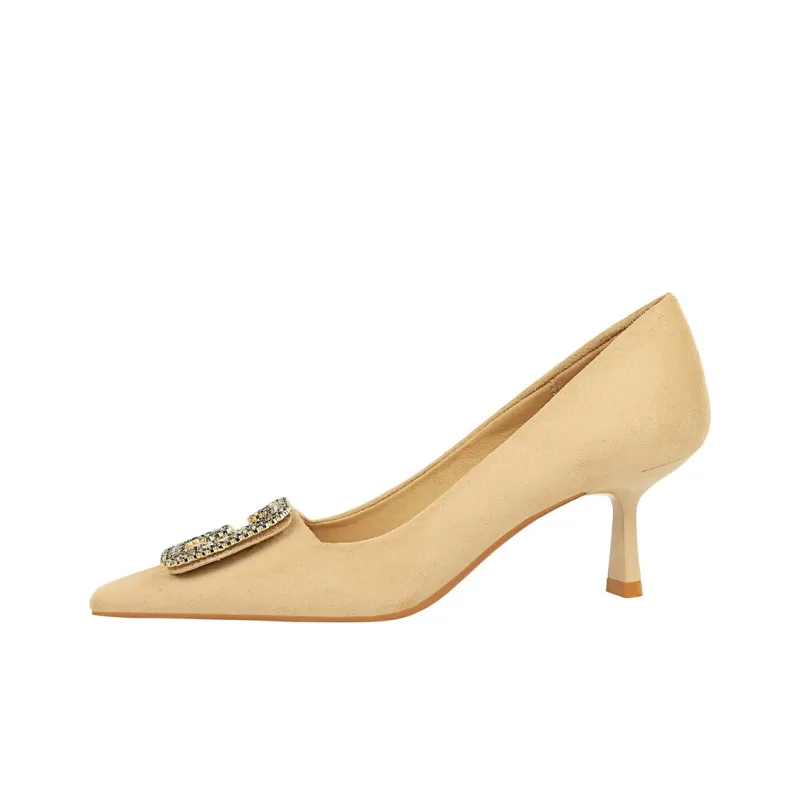 QITUMAUL Slim Heel High Heels 6cm Women's-3