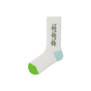 Montecto&Capsule Mid Calf Socks Unisex White