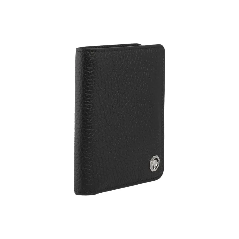 STEFANO RICCI Calfskin Wallet Men's Black-1