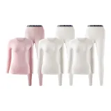 Sunset Pink+Sheep Warm White+Sheep Warm White (Winter Worry-Free 3-Piece Clothing Sets)